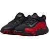 New Nike ISOFLY Breathable Lightweight Cushioning Low Top Children's Basketball Shoes Black Red Children Aged 3 7 Years Old FQ7670-007