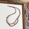 Design All-match Vintage Women Necklace Korean Style Choker Party Jewelry Irregular Bead Necklace