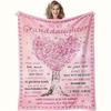 Pink Granddaughter Blanket - Heartfelt Soft Flannel Gift Throw