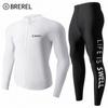 Mens Quick-Dry UV Protection Rash Guard Set Long Sleeve Top Pants Snorkeling Surfing Swimming