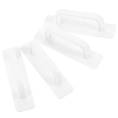4Pcs Adhesive Cabinet Handles Modern Stick On Pulls for Drawers Doors Easy Removable No Damage To Surfaces Home Renovation