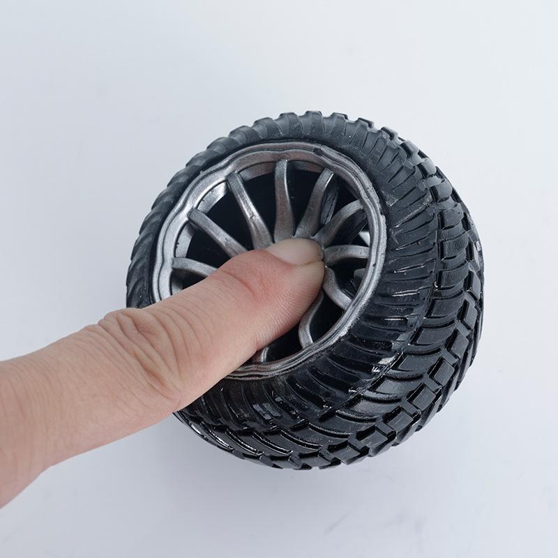 Light-emitting Bouncy Ball Toys Creative 3D Three-dimensional Simulation Wheel Modeling Round Squeeze Ball Bouncy Ball Toys