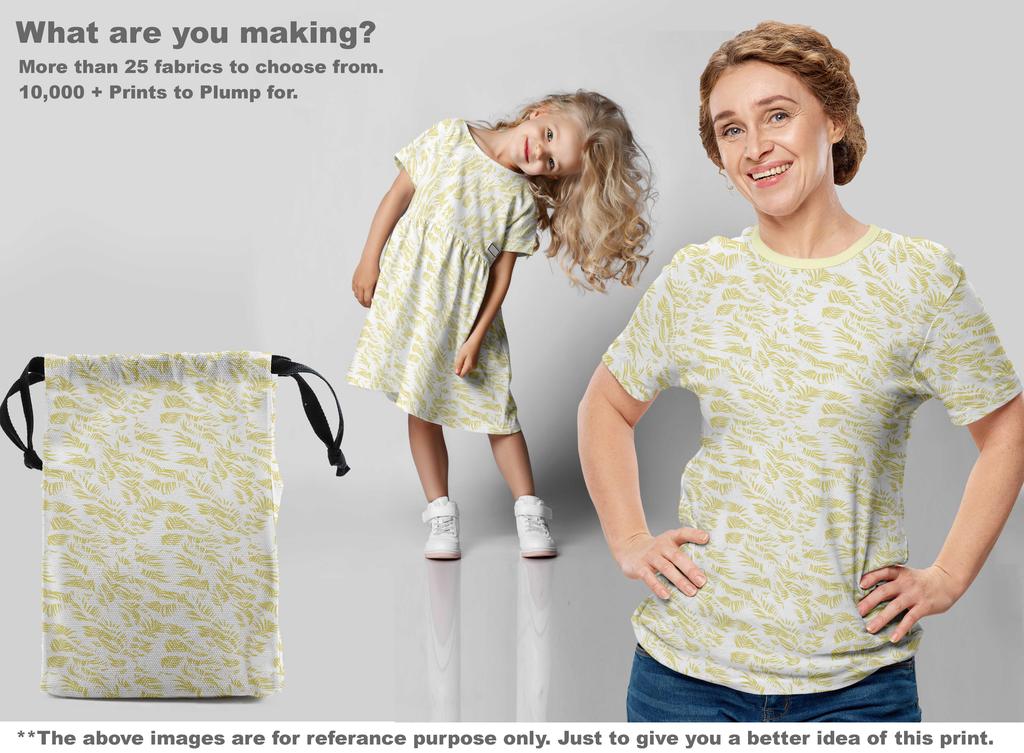 oneOone Bumbac Elastic Galben Deschis Material Tropical Proiecte Artizanale Decor Material Imprimat la Metru 40 Inch