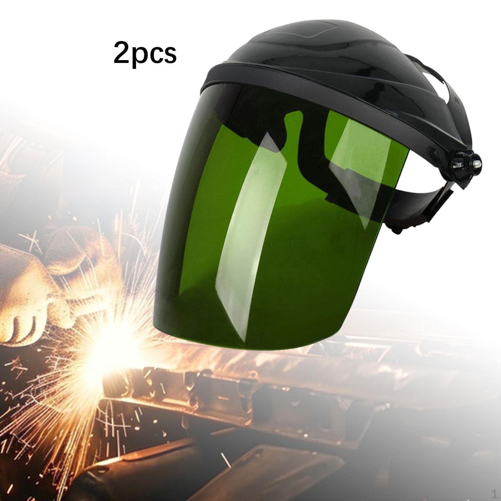 

Защитная маска для сварщика из 2 частей, легкая, регулируемая, прозрачная, для зелёный