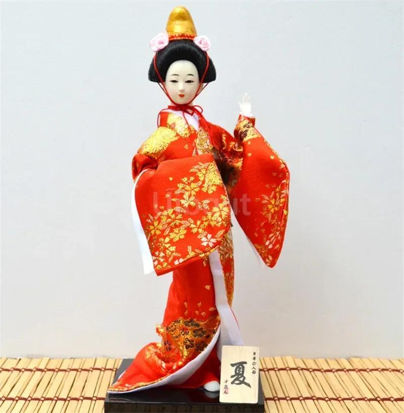 Geisha Japanese Kimono Doll Puppet Seafood Sushi Shop Restaurant Decorate Tool Cute Toy Embellishment Ornaments Gift Crafts 1-28
