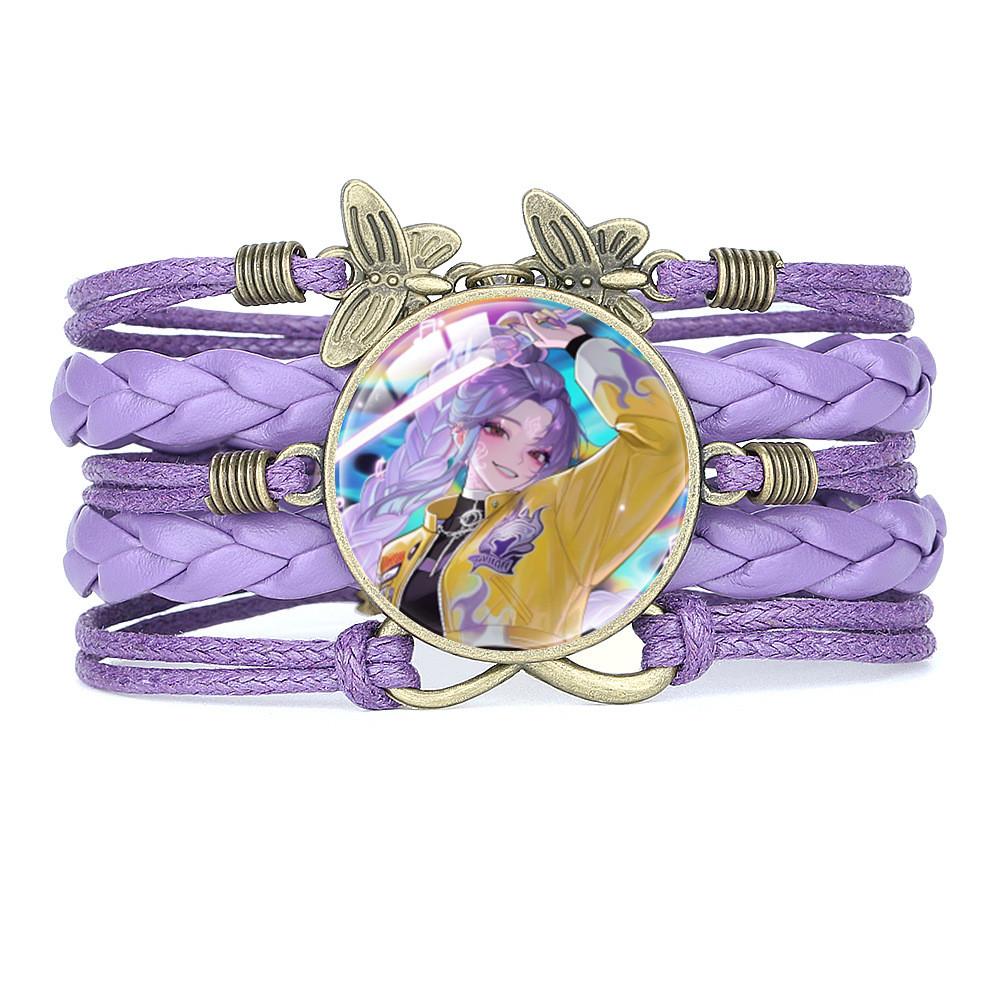 Butterfly Bracelet Rumi Zoey Mira Multi-layer Gem Bracelet Cartoon Pattern