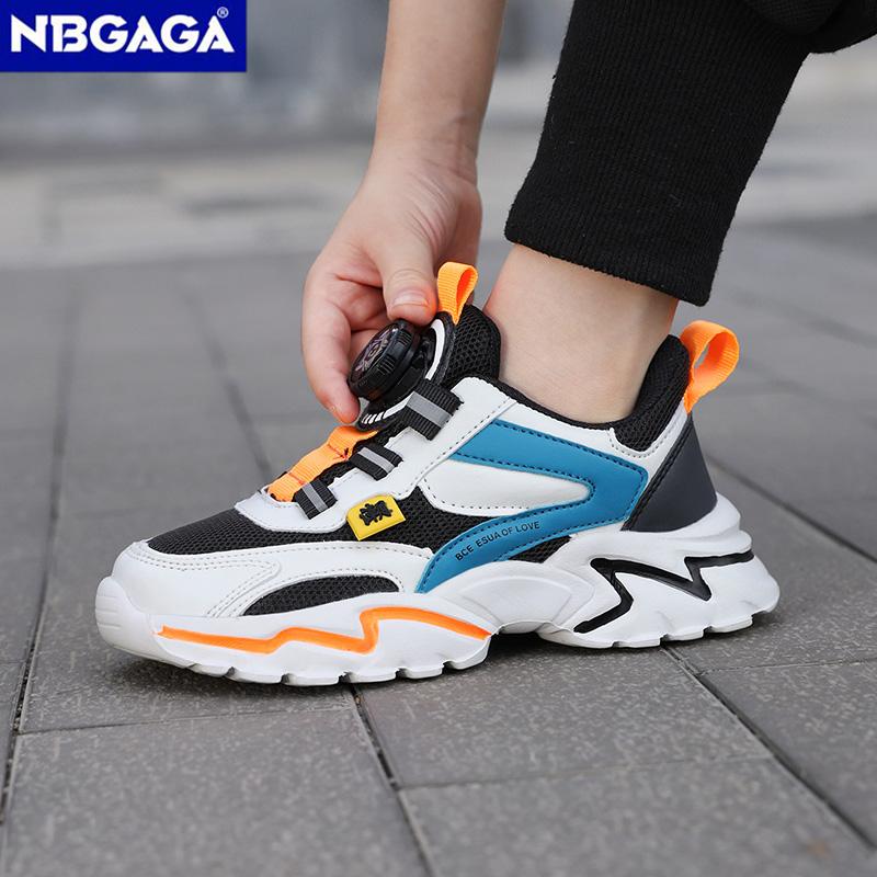 Kids Shoes Boys Running Sport Shoes Trainer Sneakers Big Children Breathable Mesh School Shoe Soft Sole Casual Walking Tenis