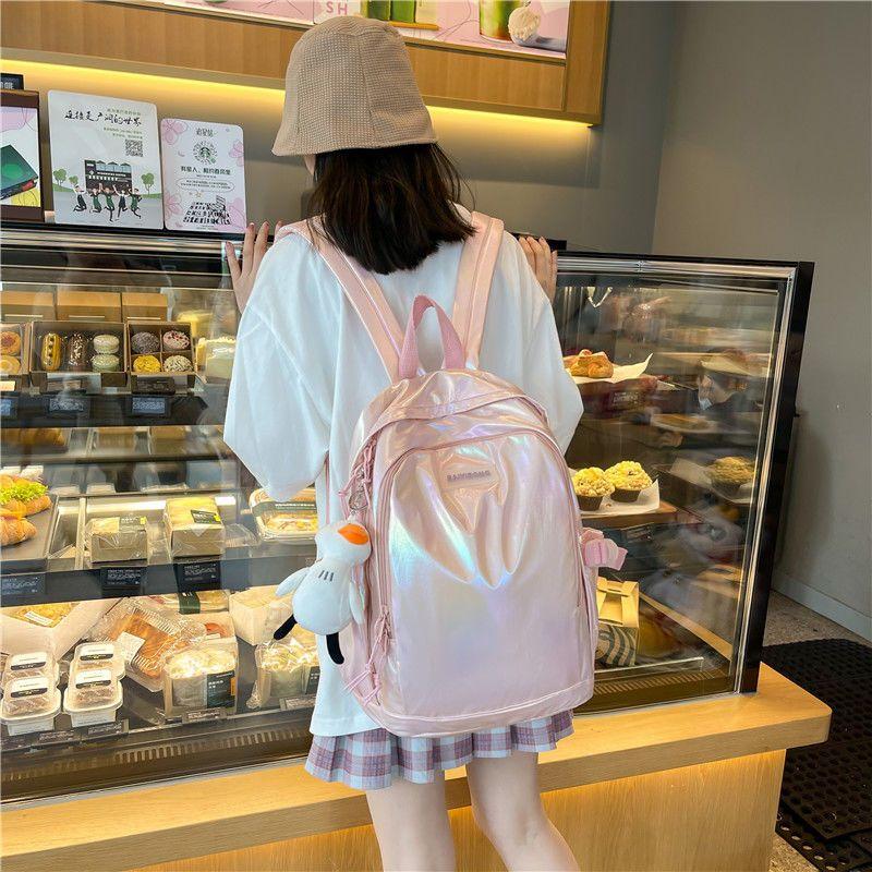 Women's Backpack Schoolbag Women's Oxford Spinning High-capacity Backpack Junior High School Students' Fashion Backpack Office Computer Bag