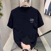 Heavy Cotton American Trendy Brand Letter Short-Sleeved T-Shirt Men'S Loose Niche European Half-Sleeved T-Shirt Women'S