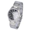 SEIKO SUR535P1 SUR535P Quartz Simple Sporty Date Black Silver Stainless Wrist Watch For Men