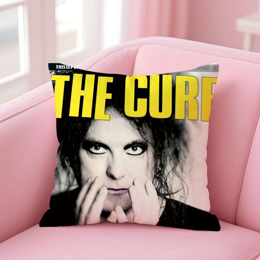 Band The Cure Cushion Cover Linen Pillowcase Cover Soft Decor For Sofa Home Room