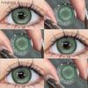EYESHARE 1 Pair Pink Colored Contact Lenses Cosplay Halloween Lens Anime Role Playing Lens Cute Beauty Pupils