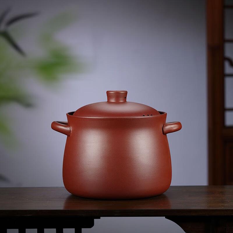 Unglazed Ceramic Stew Pot