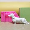 Versatile Dachshund Crafting Mold User Friendly Silicone Wiener Dog Ornament Mold for Art Enthusiasts Home Decors