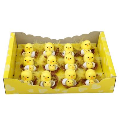 Gift Decoration Easter Chicks Mini Home Chick Easter Cute Decoration Box Event & Party Advent Ornament Set