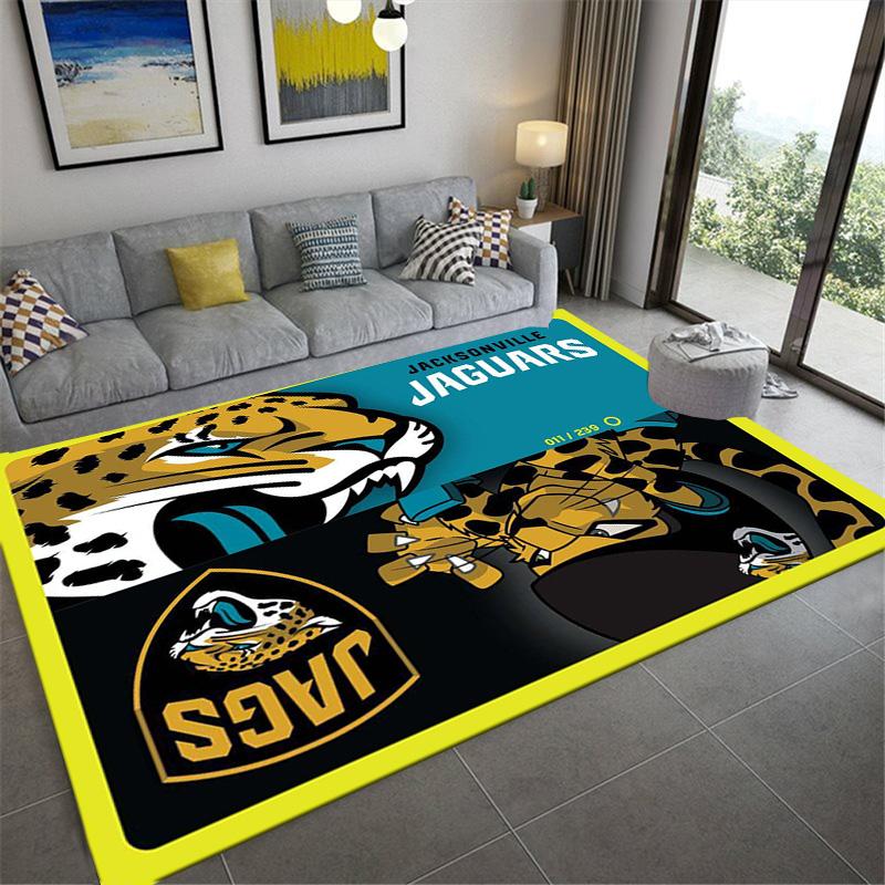 Jacksonville Jaguars Logo Carpet Rug for Living Room Bedroom Home Sofa Decoration,Kids Play Non-slip Floor Mat