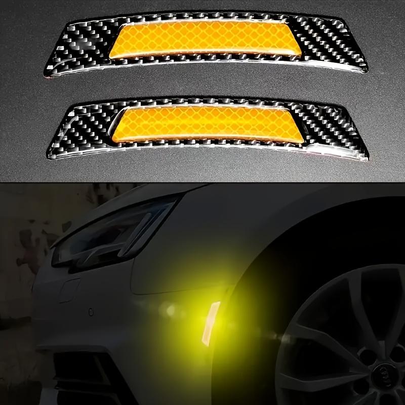 4 ks reflexních samolepek na auto - Ochrana proti poškrábání & Vylepšený vzhled, Vhodné pro PVC materiál