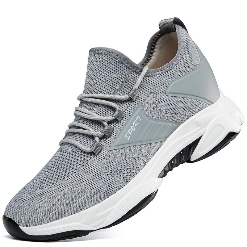 Men's sports shoes casual inner height increase 8 men's shoes spring height increase shoes men's trendy shoes white shoes 6