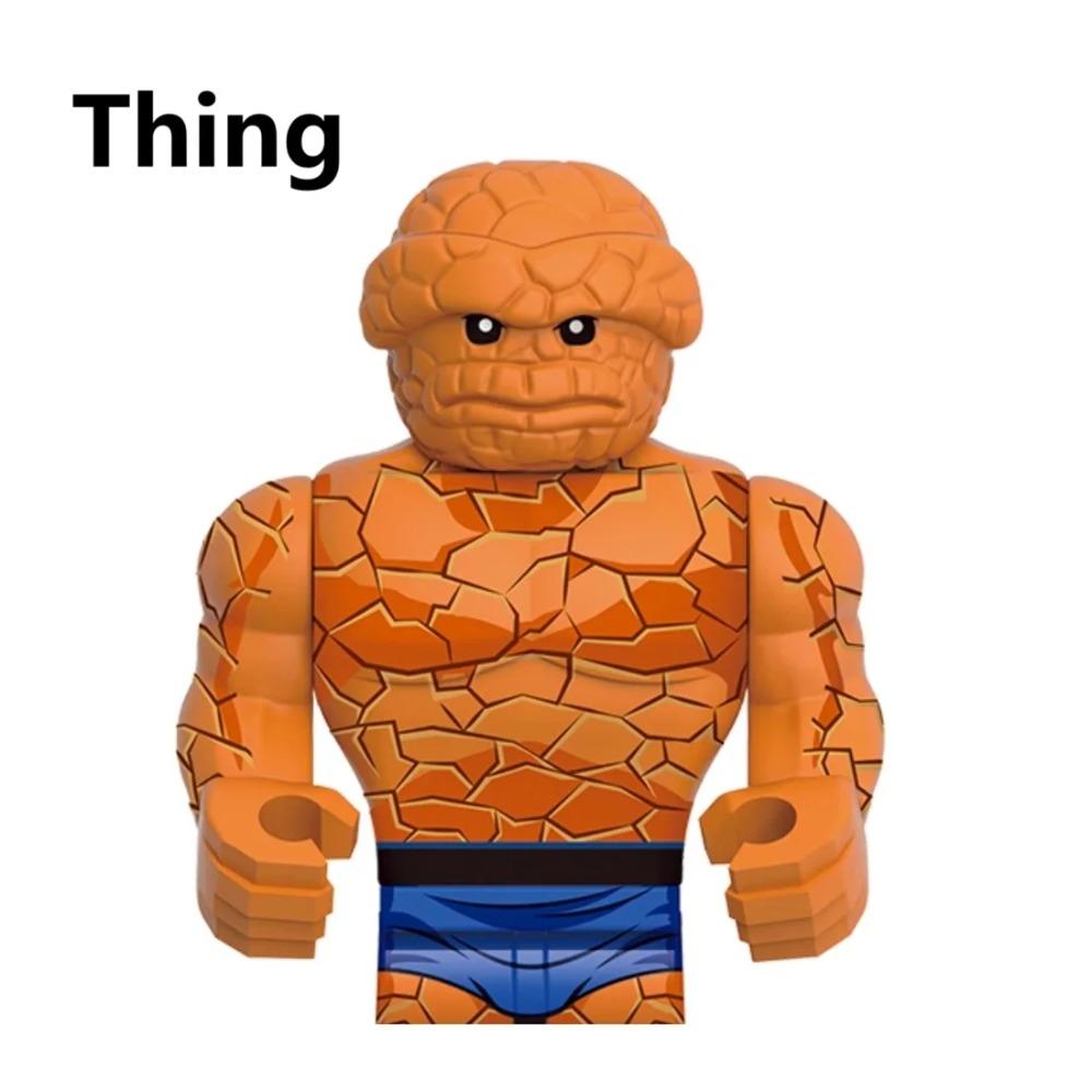 G0151 Nya Fantastiska Fyran Set Byggklossar Human Torch Mister Fantastic Galactus Mini Actionfigur Leksaker