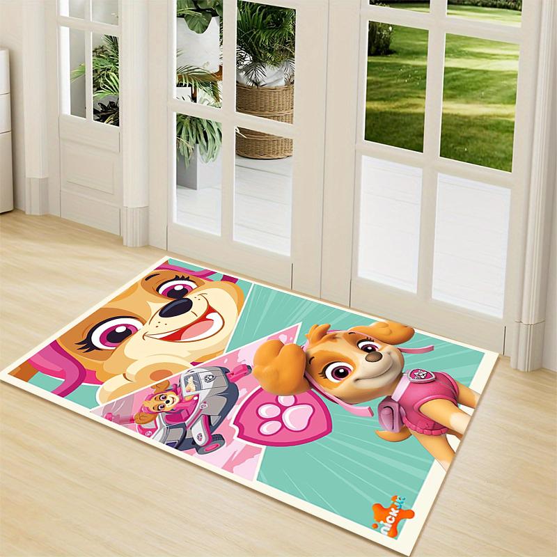 1Pc Paw Patrol Construction Fun Carpet Rug Customizable Soft Washable Antislip Home Living Room Sofa Mats Personalized Rug 091739