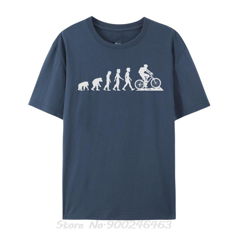 Downhill Mtb Evolution Mountain Bike Oversized Men T-shirts Downhill Mountain Bike Unisex cotton Tshirt Fitness Tees tops