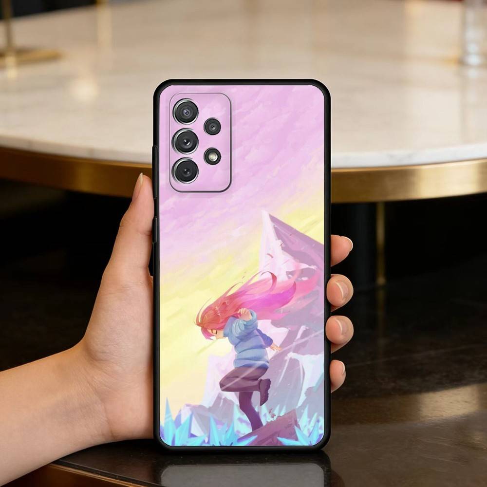 

N-Nostalgic U-Undertale-es Soft Silicone Black Cover Phone Case For Samsung Galaxy A73,A72,A71,A70,A53,A52,A51 Samsung a21s