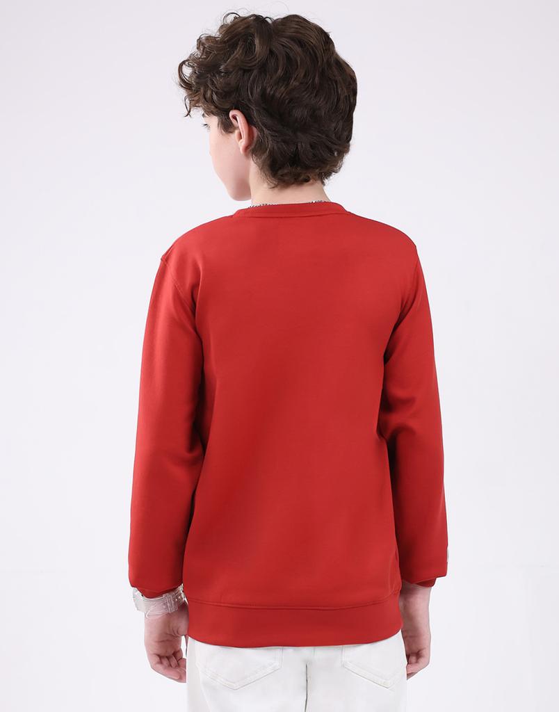 Monte Carlo Boy's Round Neck Full Sleeve Sweatshirt