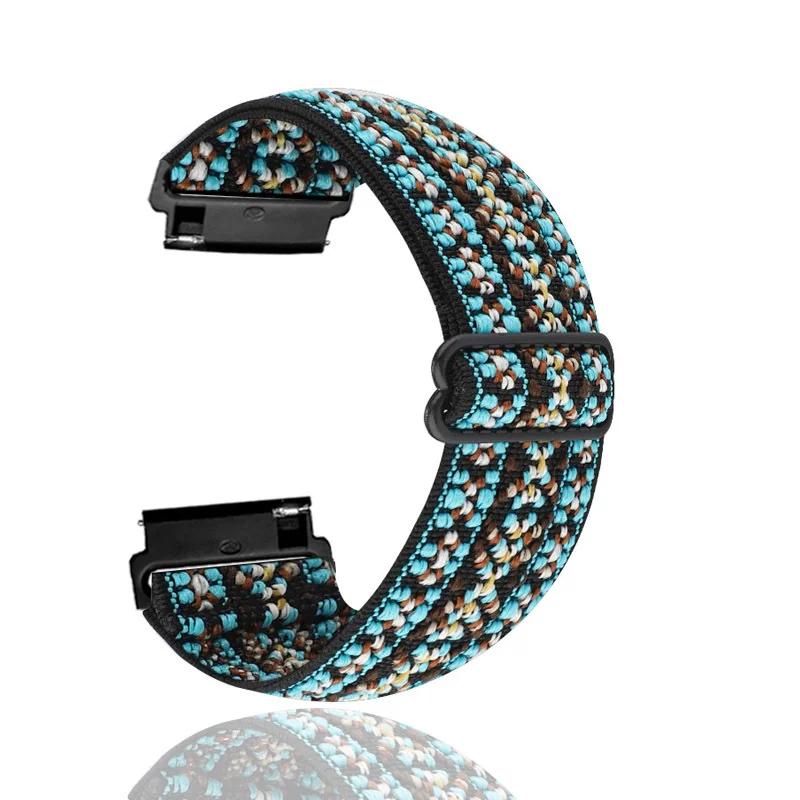 20mm 22mm Nylon Strap For Amazfit T-Rex3 Pro/Active 3-2/Max/Bip 6-5 Braided Bracelet Redmi Watch 5 Lite/Active Xiaomi Wtch S5-4