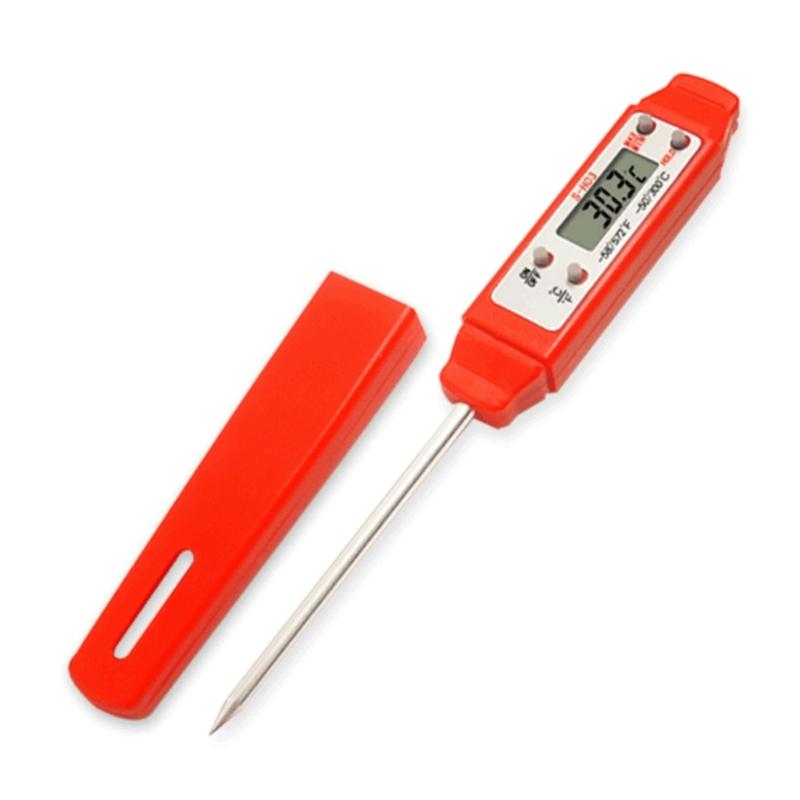 Convenient Water Temperature Meter Lightweight 50g Solid Design Mini Digital Temperature Sensors Kitchen Camping Essential