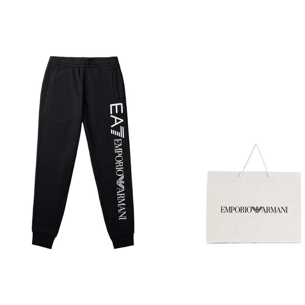 EMPORIO ARMANI EA7 Knitted Sweatpants Men's Black 8NPPB5-PJ07Z-C0203