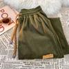 Corduroy Pants Women Korean Straight Leg Sports Sweatpants Spring and Autumn Vintage Versatile Casual Pants