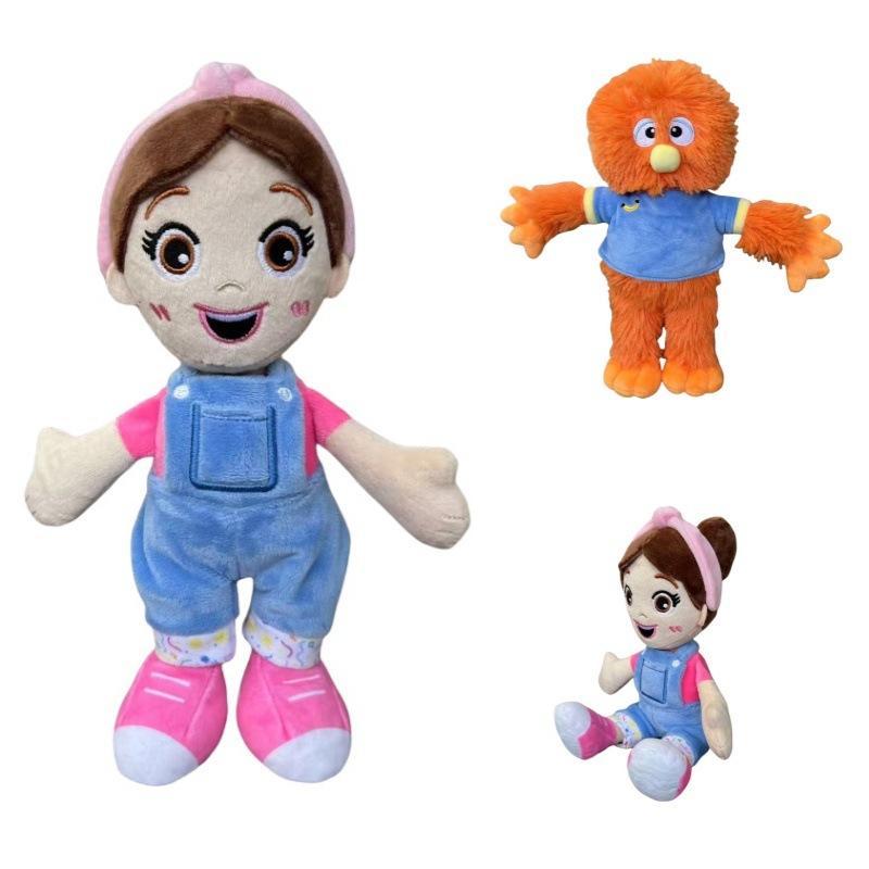 

New MS Rachel Women s Plush Toy Hebi Cute Puzzle Girl Cartoon Doll помаранчевий
