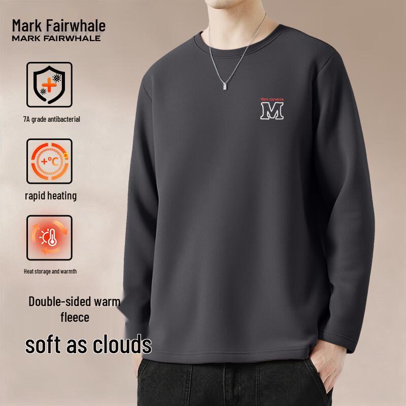 Mark Fairwhale Men s Fleece Lined Round Neck Sweatshirt 3XL
