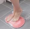 Multifunctional Non-Slip Bath Mat with Foot & Back Scrubbing, Dead Skin Removal, and Large Suction Cups