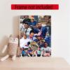 Mbappe Personalized Name Diamond Paintings Mosaic Wall Round Diamond Art Painting Kits Embroidery Crystal Accessories Frameless