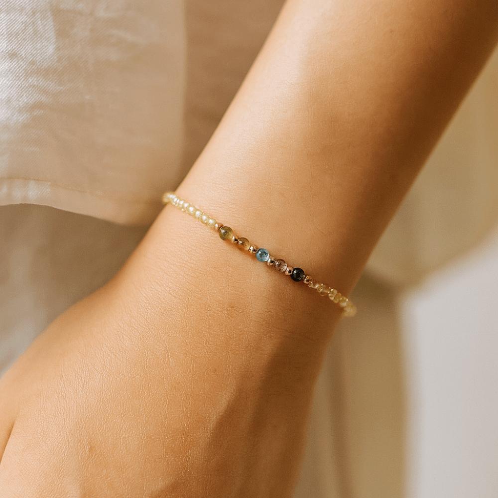Waterproof Wealth Attraction Bracelet Jewelry Citrine Get Rich Bangle  Female Lady Girl