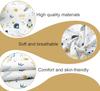 Baby Swaddle Blanket Set, 1 Swaddle Blanket & 1 Hat, Adjustable Newborn Swaddle Wrap, Anti-Startle Sleep Sack, Suitable for Boys & Girls