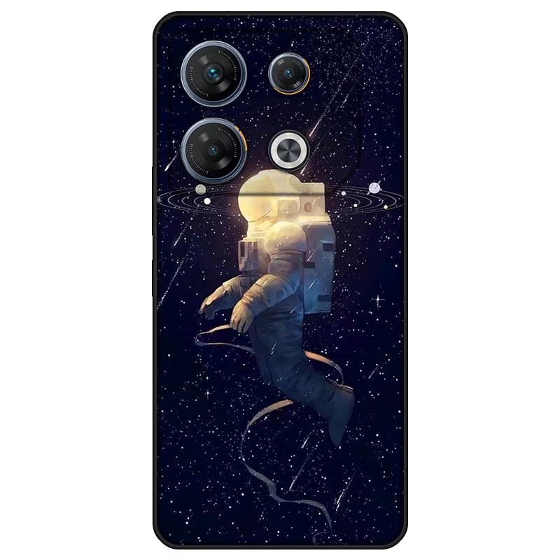 Für Infinix GT 10 Pro Gehäuse TPU lackierte Rückseite Infinix GT 10 Pro weiche Silikonhülle