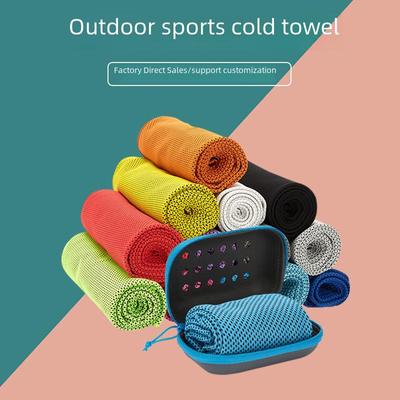 Přenosný rychleschnoucí chladivý ručník | Absorpční potu, ledový pocit pro venkovní sporty a jógu