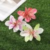 1/3Pcs Women Hairpin Secure Grip Realistic Orchid Design Hair Clip Non-Fading Decorative Hair Accessories