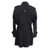 BLACK LABEL CRESTBRIDGE 51B40-210-09 LIMITED COLLECTION Black Cashmere Blend Belted Napoleon Coat coat L blackUsed