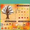 Fall Thanksgiving Season Maple Leaf Wall Stickers Paper Holiday Classroom Decor
