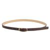 Simple and Versatile Multi-color Women's Thin Belt Fresh and Sweet Dress Decorative Oval Button PU Belt