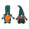 Patricks Day Gnome Standing Irish Faceless Doll Plush Decorations Handmade Party Decor for Kids Gift Desktop Ornaments