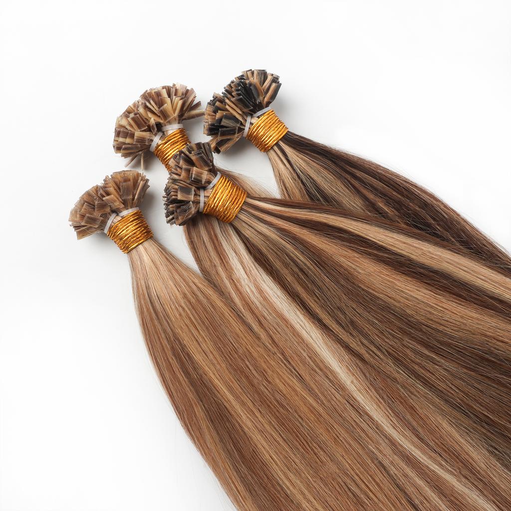 K-Tip Hair Extensions 100% Remy Human Hair Keratin Tip for Quiet Luxury Stealth Wealth Aesthetic Market Ready Professional