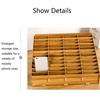 D-86 Office Conference Classroom Mobile Phone Storage Box, Style: 24 Grids (Walnut)
