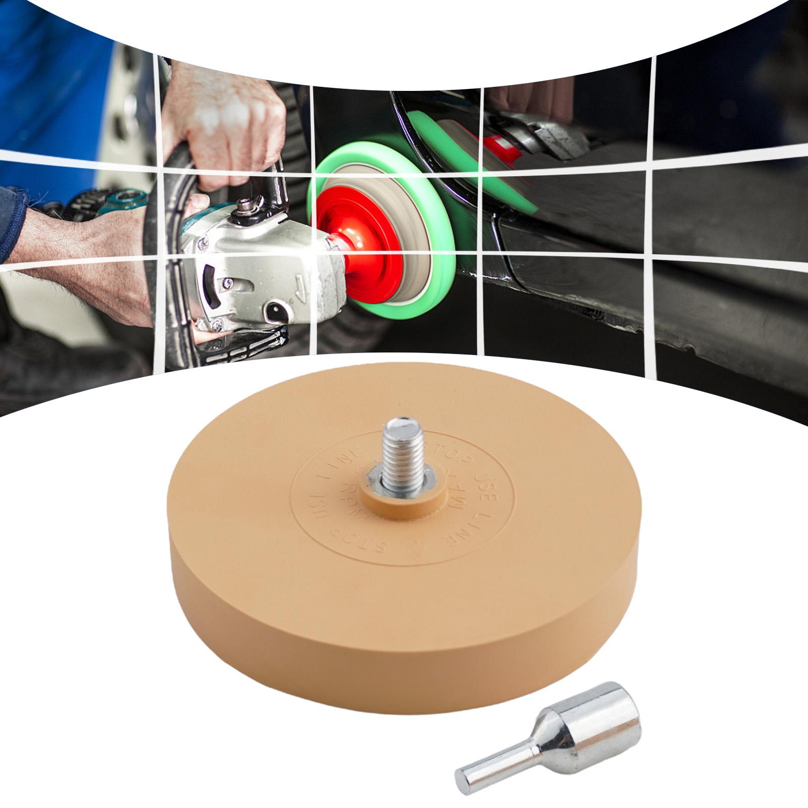 

Vinyl and Stripe Removal Rubber Eraser Wheel 88mm with Drill Attachment Suitable for Acrylic Enamel and Urethane Paint Surfaces China Mainland