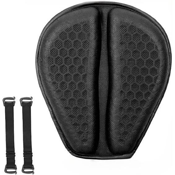 Motorbike Seat Cover Motorcycle Seat Cover Air Pad Motorcycle Air Seat Cushion Cover Pressure Relief Protector for Cruiser Sport Touring Saddles(Set