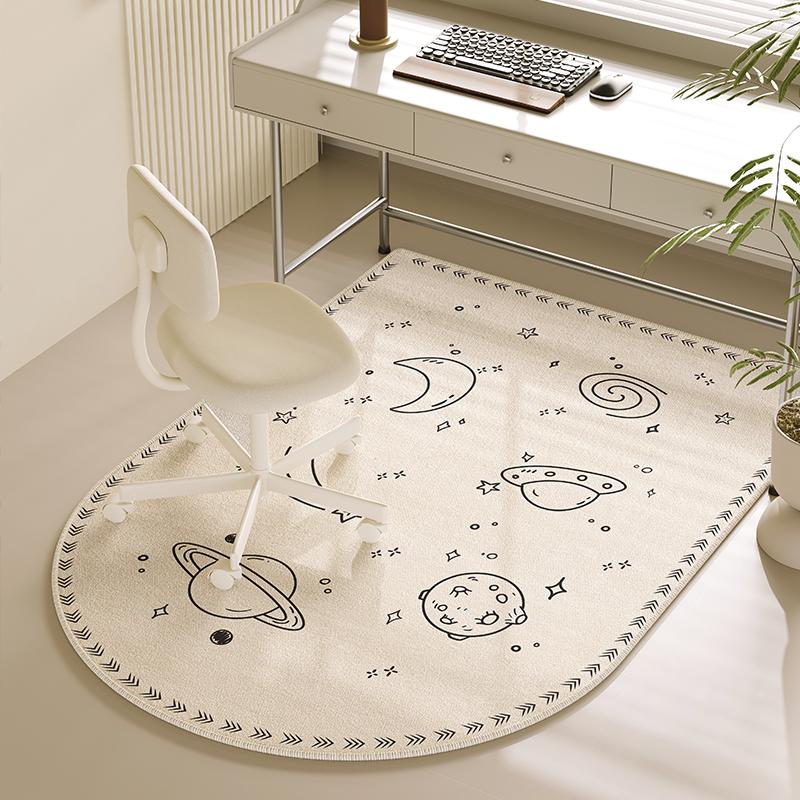 

VIKAMA Bedroom Carpet Sofa Carpet Living Room Carpet Bedside Rugs Nursery Carpet Loop Pile Machine Washable Absorbent Washable 60X90