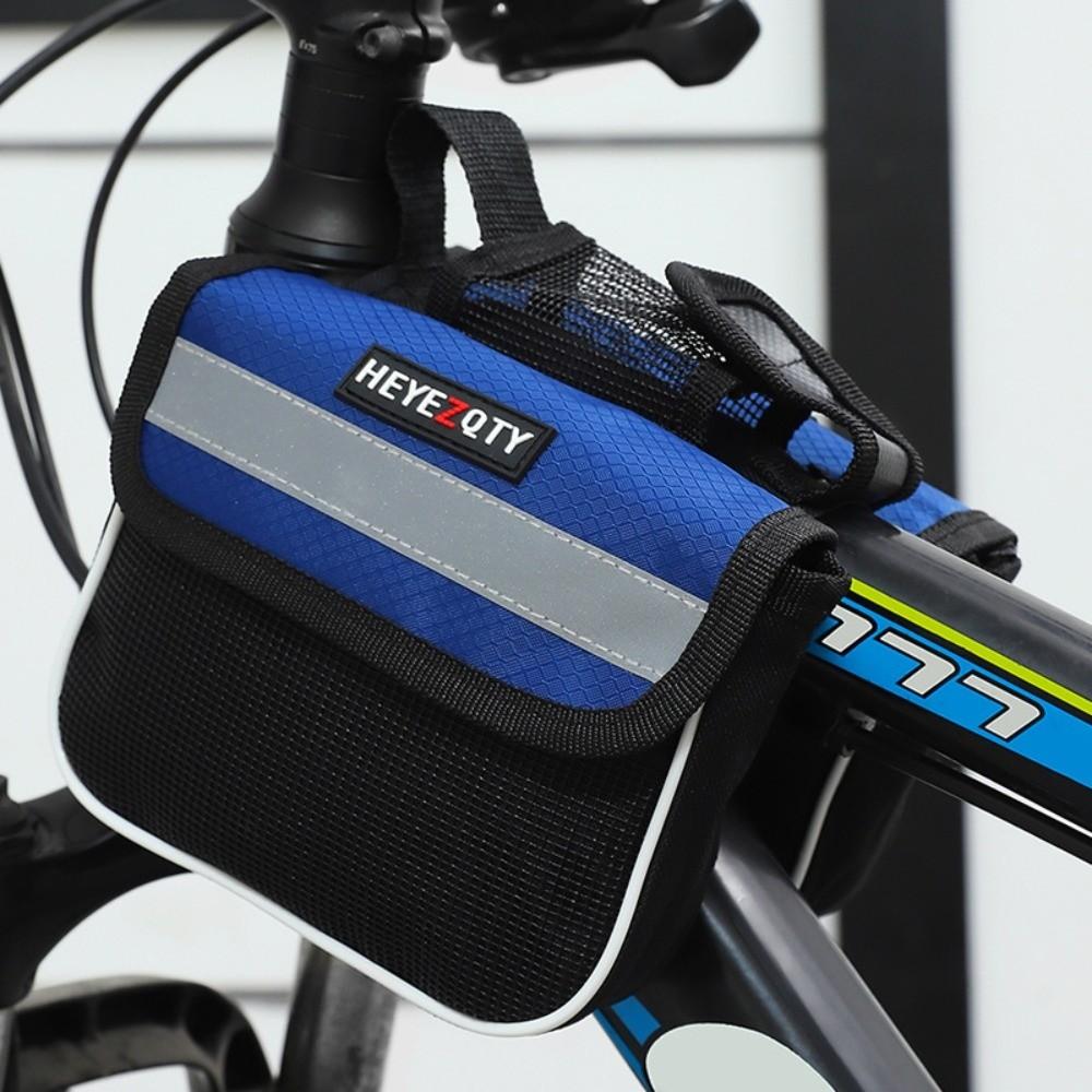 Large Capacity Bicycle Saddle Bag Waterproof Mountain Bike Crossbar Bag Cycling Accessories